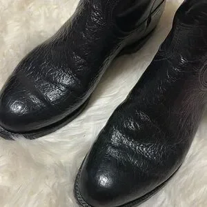 JUSTIN BOOTS vintage 90s sharkskin western boots Justin 8591 Men main image 3